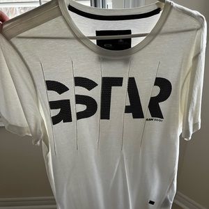 G star white t shirt, size medium